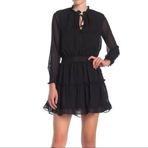 Ruffle Smocked Trim Dress